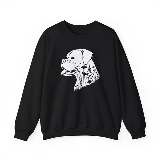 Boxer Flowers Crewneck Sweatshirt