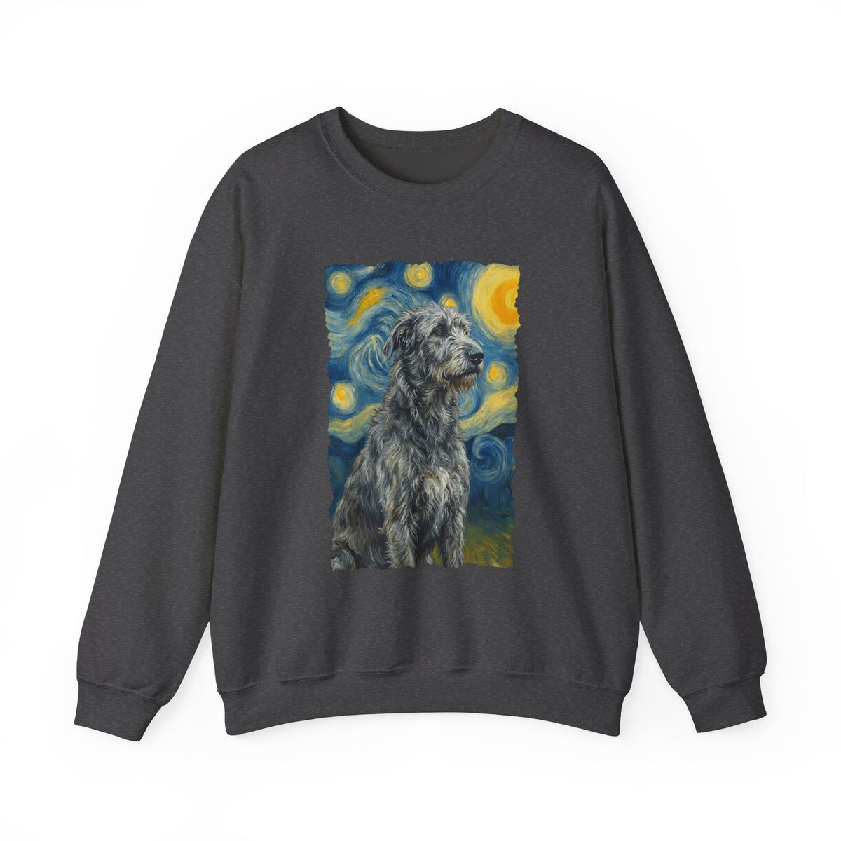 Irish Wolfhound Van Gogh Crewneck Sweatshirt