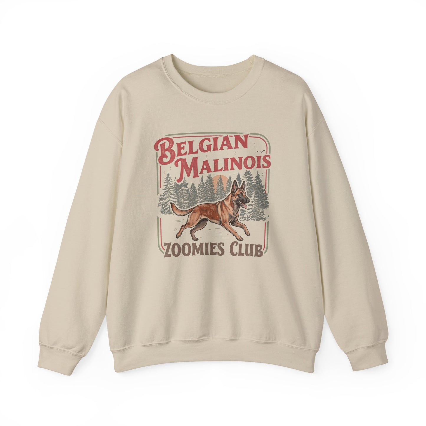 Belgian Malinois Zoomies Crewneck Sweatshirt