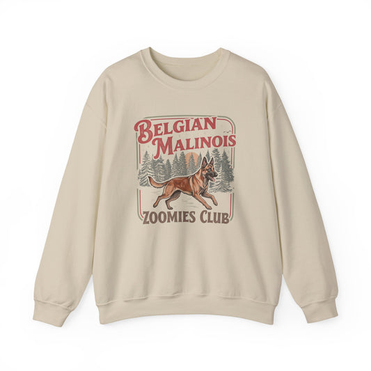 Belgian Malinois Zoomies Crewneck Sweatshirt