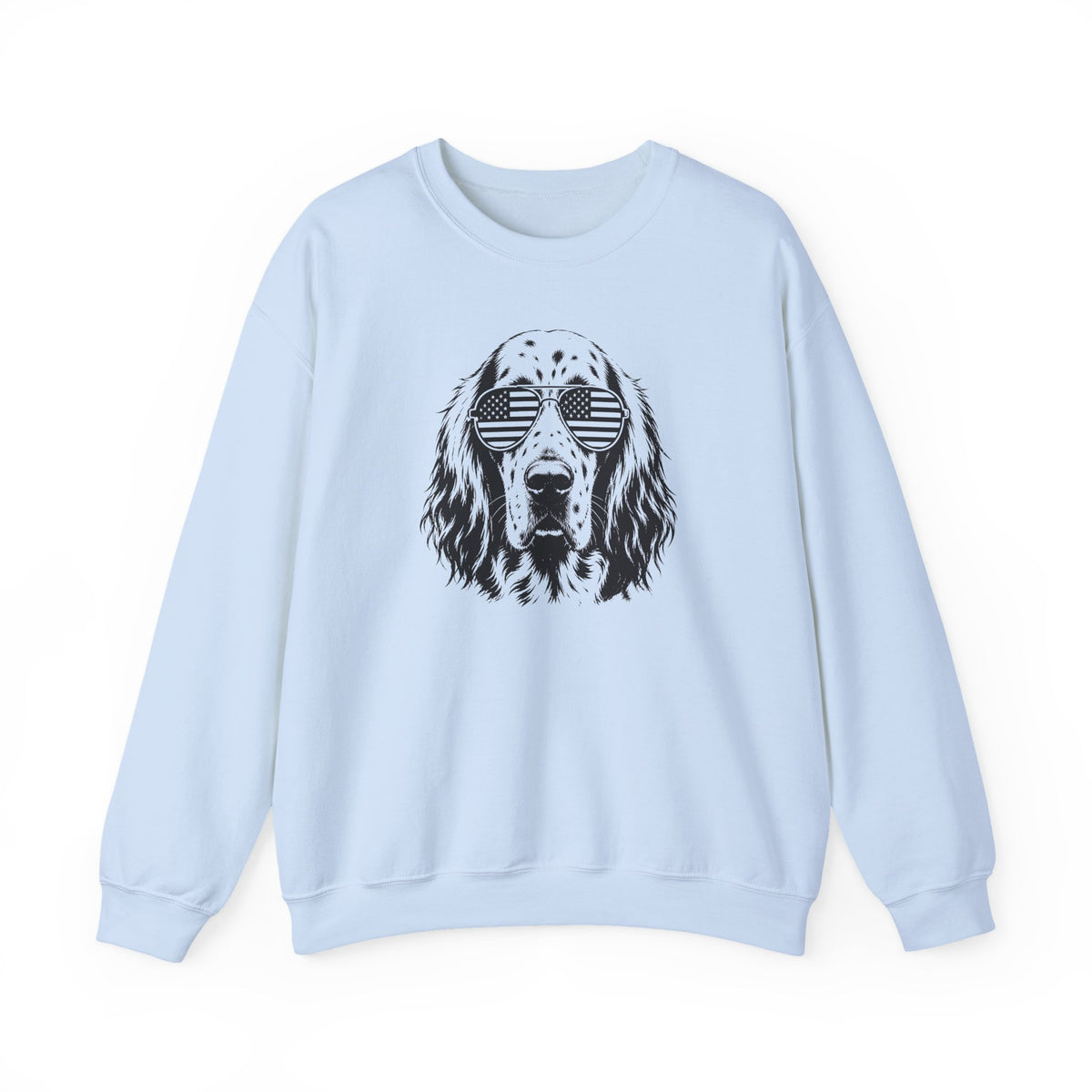 English Setter Flag Shades Crewneck Sweatshirt