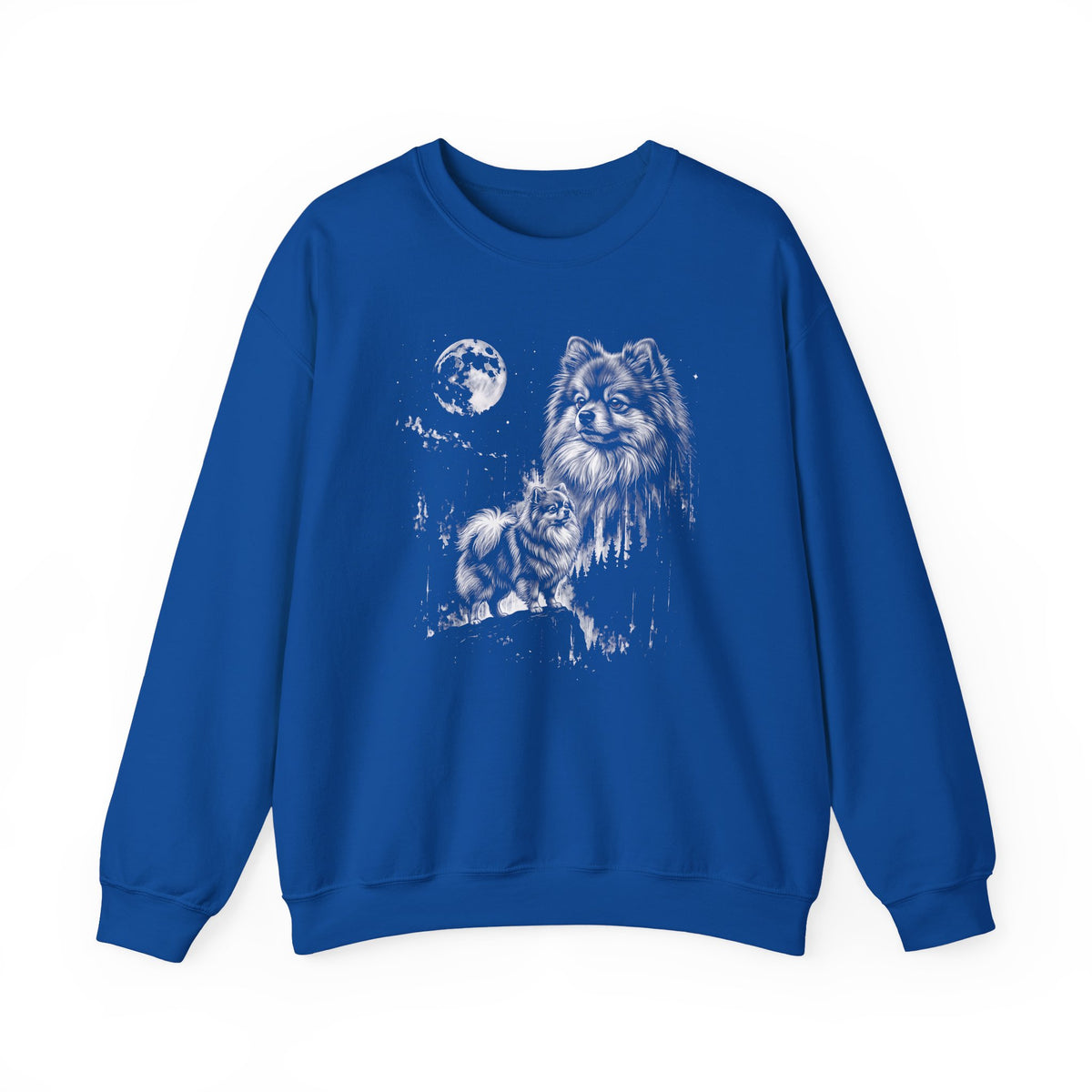 Pomeranian Moonlight Crewneck Sweatshirt