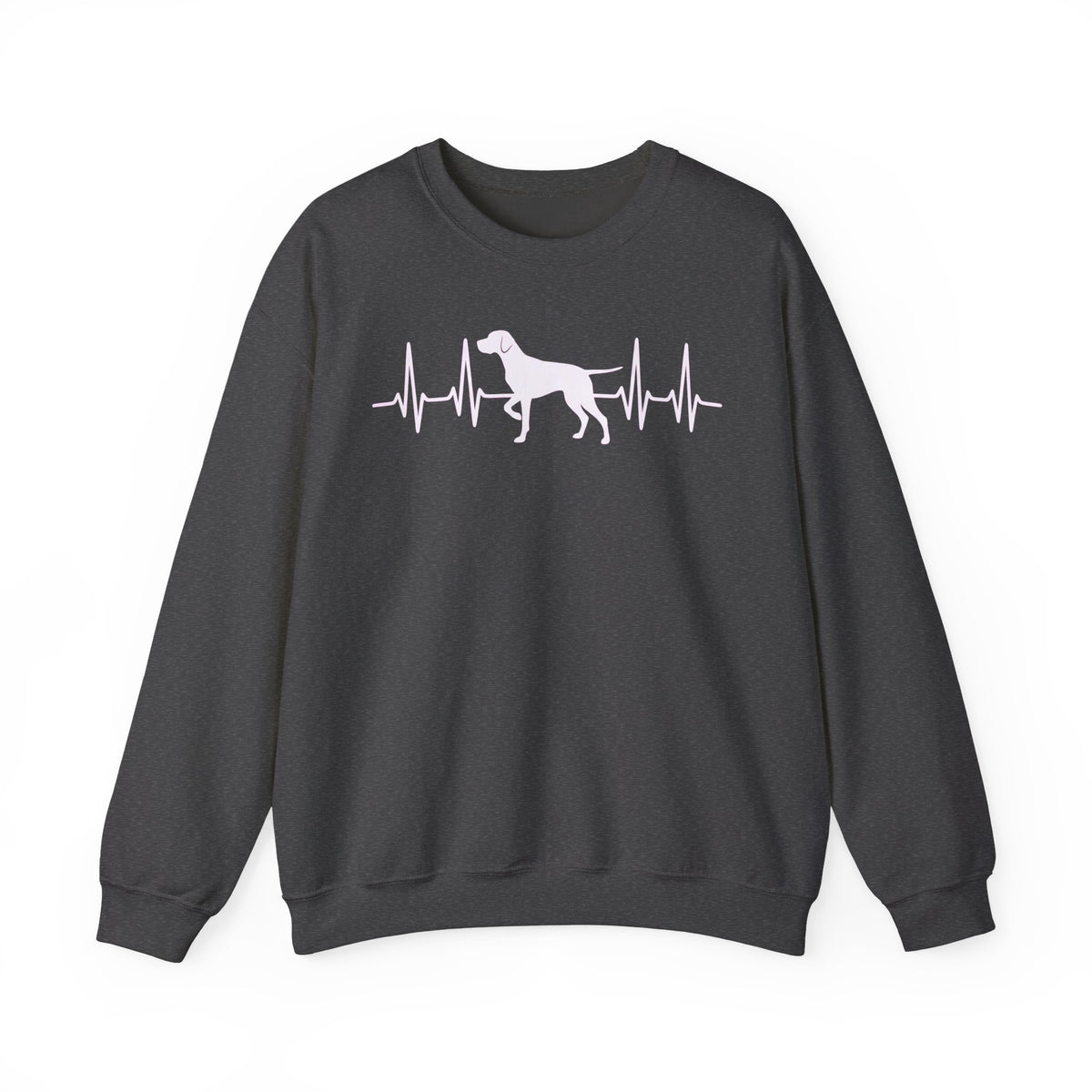 English Pointer Heartbeat Crewneck Sweatshirt