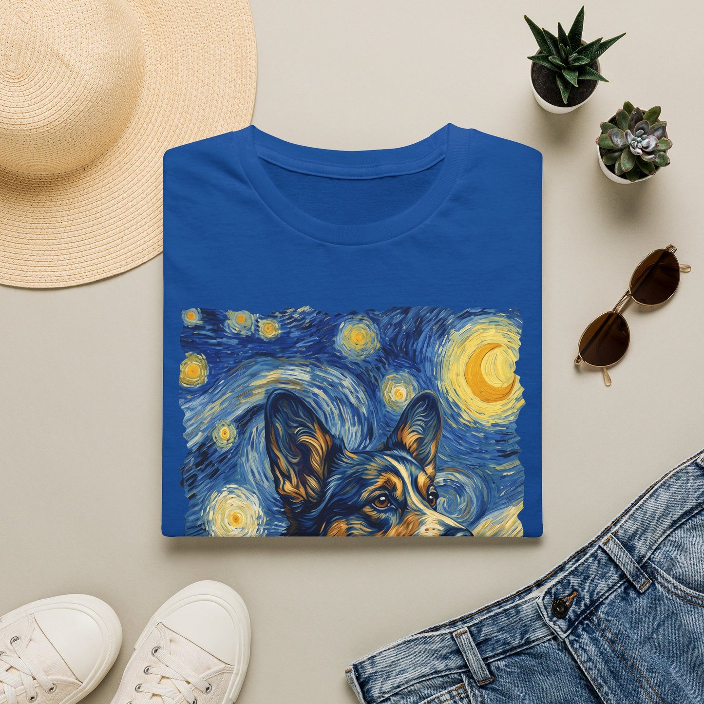 Cardigan Welsh Corgi Van Gogh