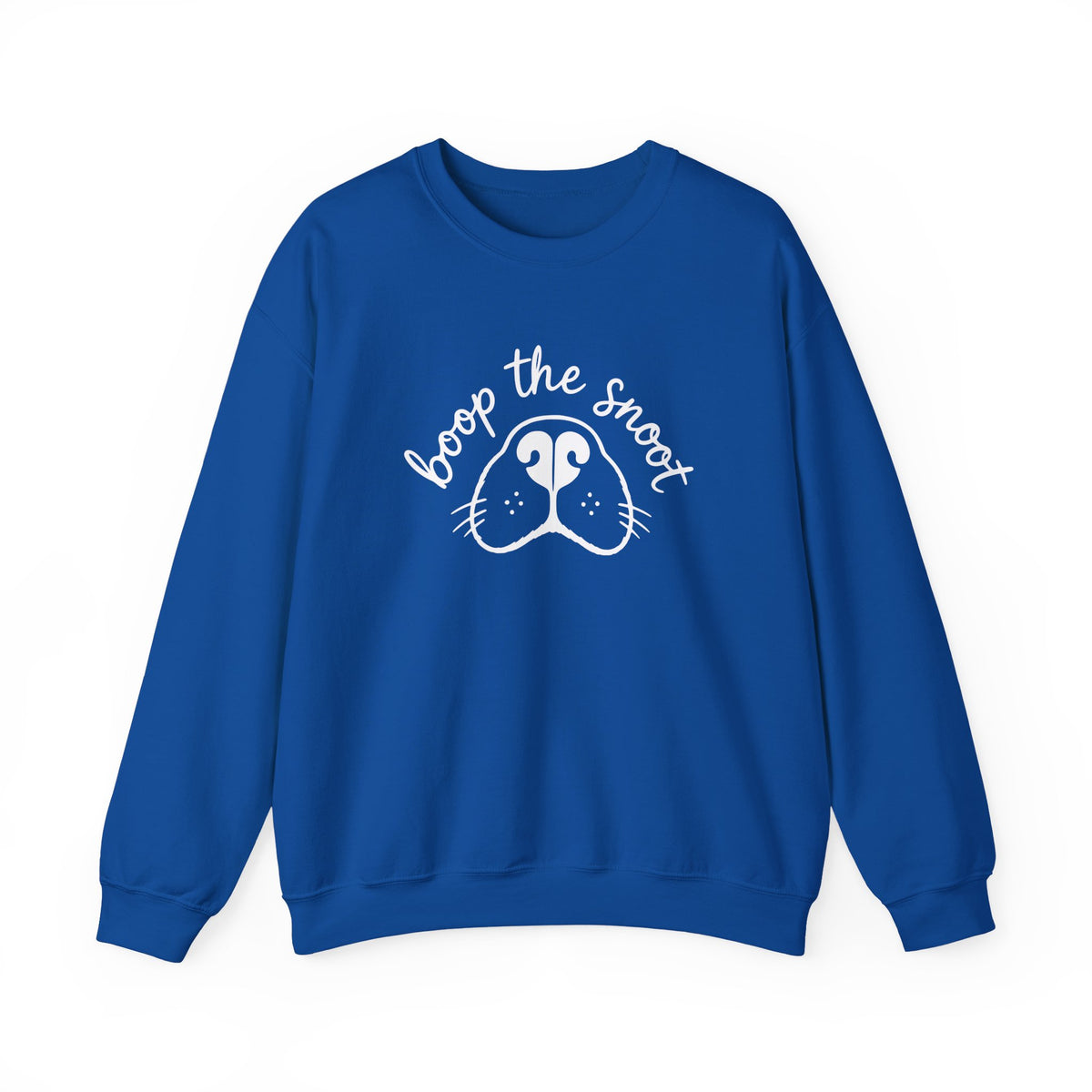 Boop the Snoot Crewneck Sweatshirt Royal