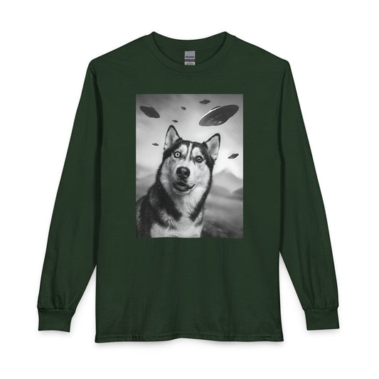 Husky UFO Long Sleeve Forest Green