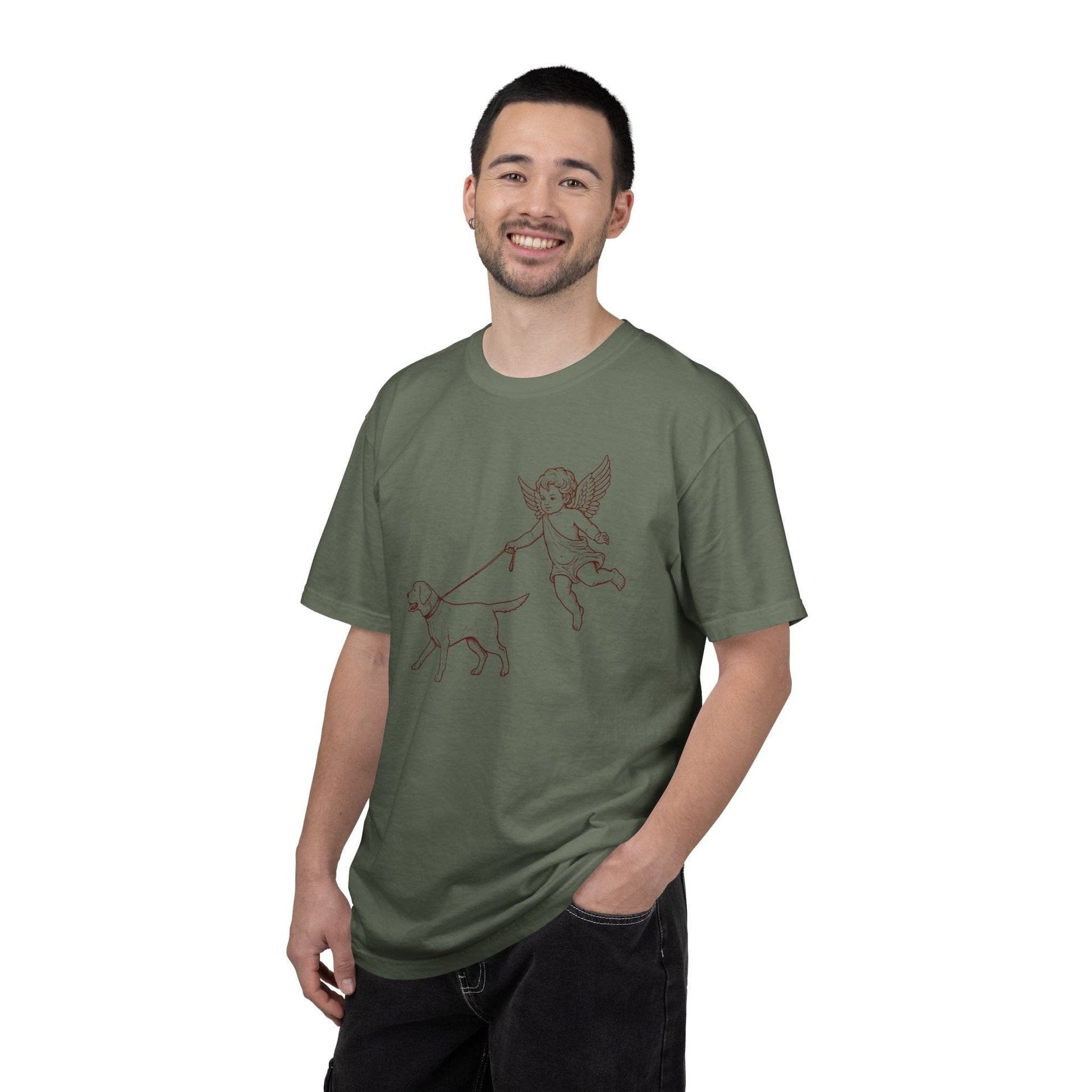 Angel Walking Lab Premium Tee