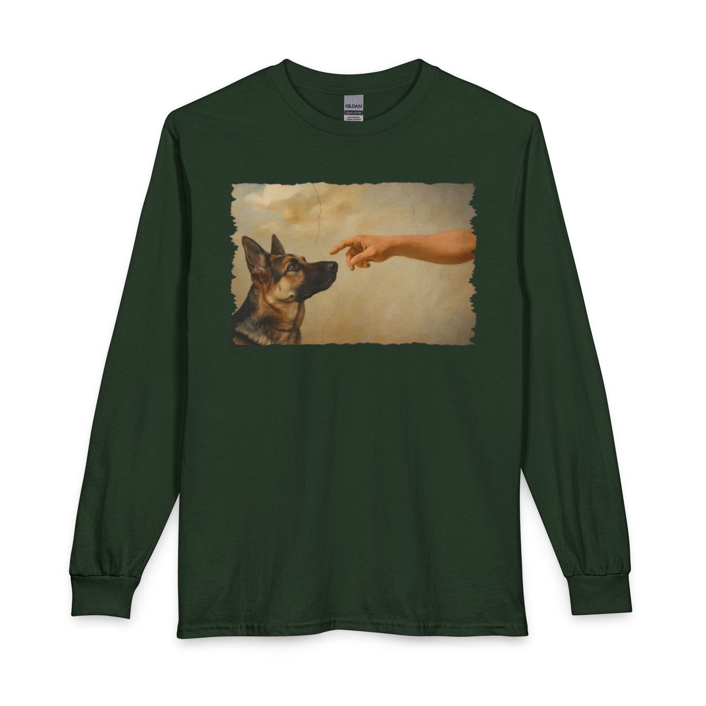 God Creates German Shepherd Long Sleeve