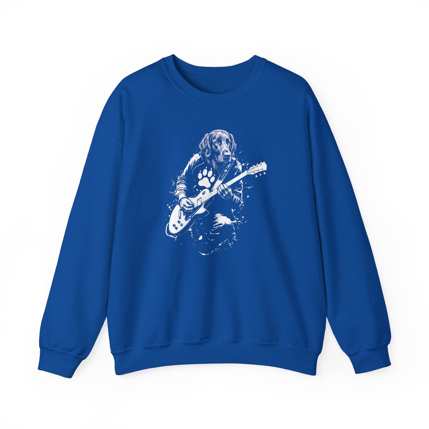 Flat Coated Retriever Guitar Crewneck Sweatshirt