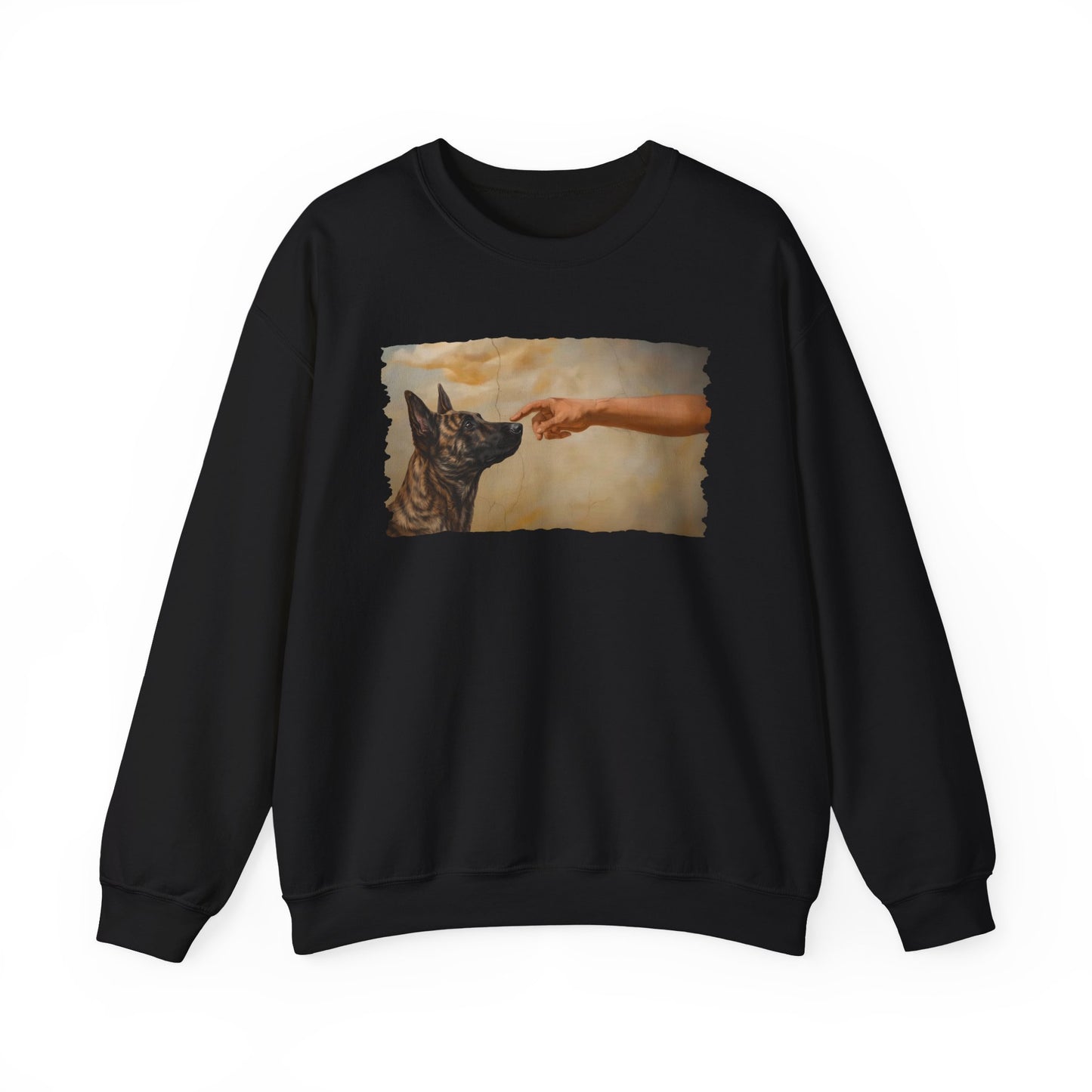 God Creates Dutch Shepherd Crewneck Sweatshirt
