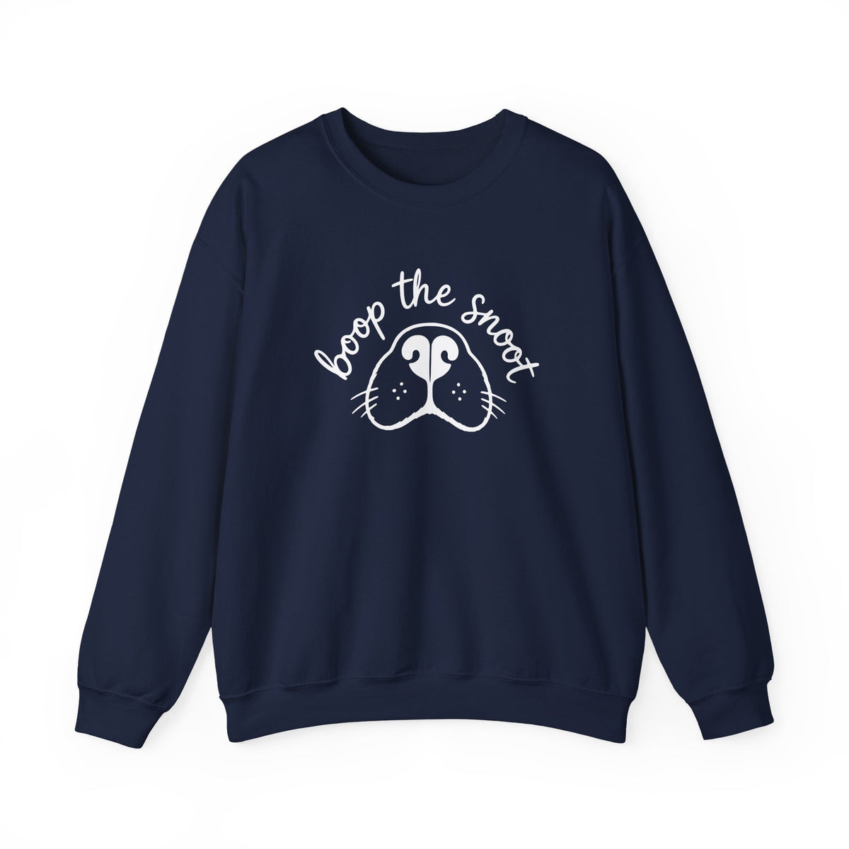 Boop the Snoot Crewneck Sweatshirt Navy