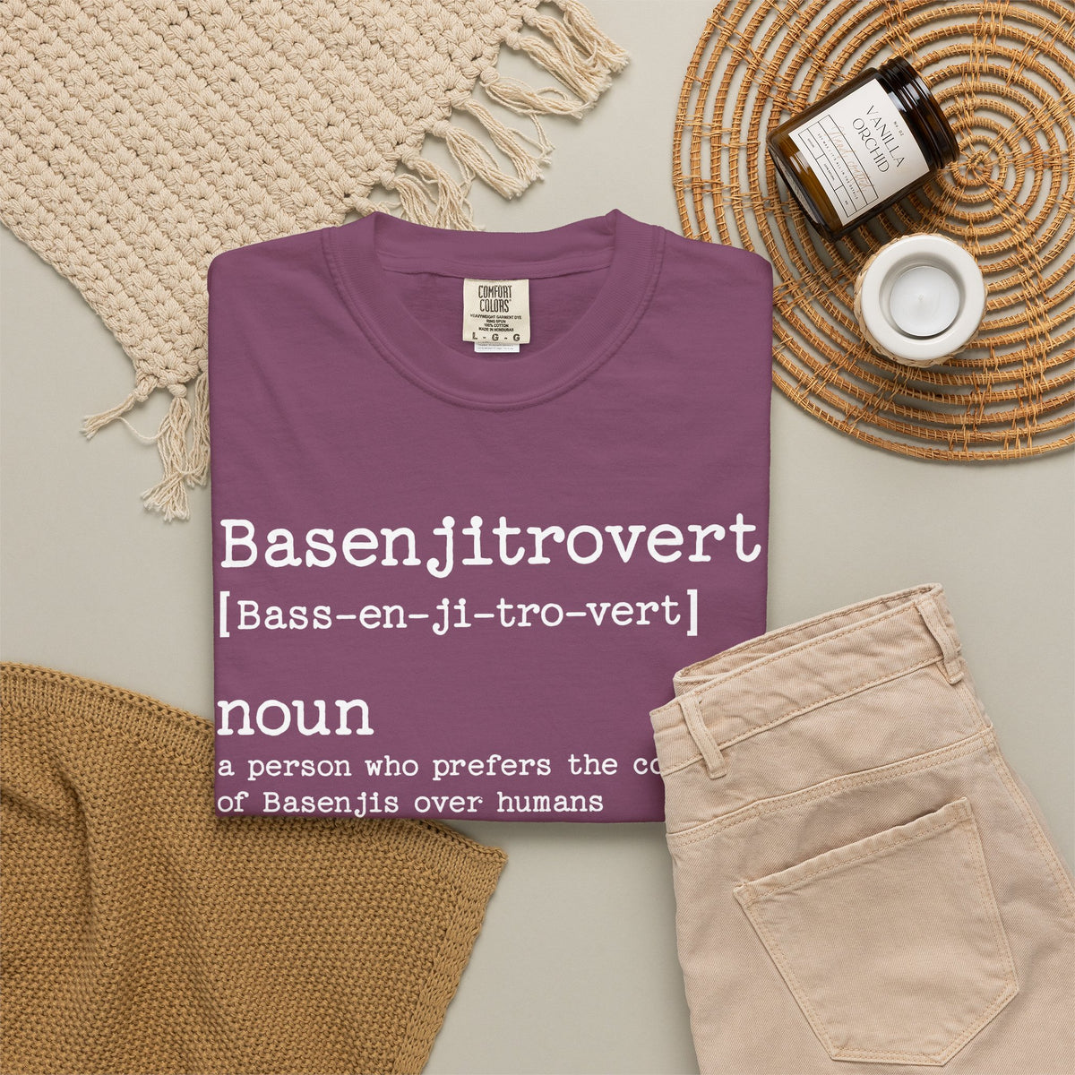 Basenji Basenjitrovert Premium Tee