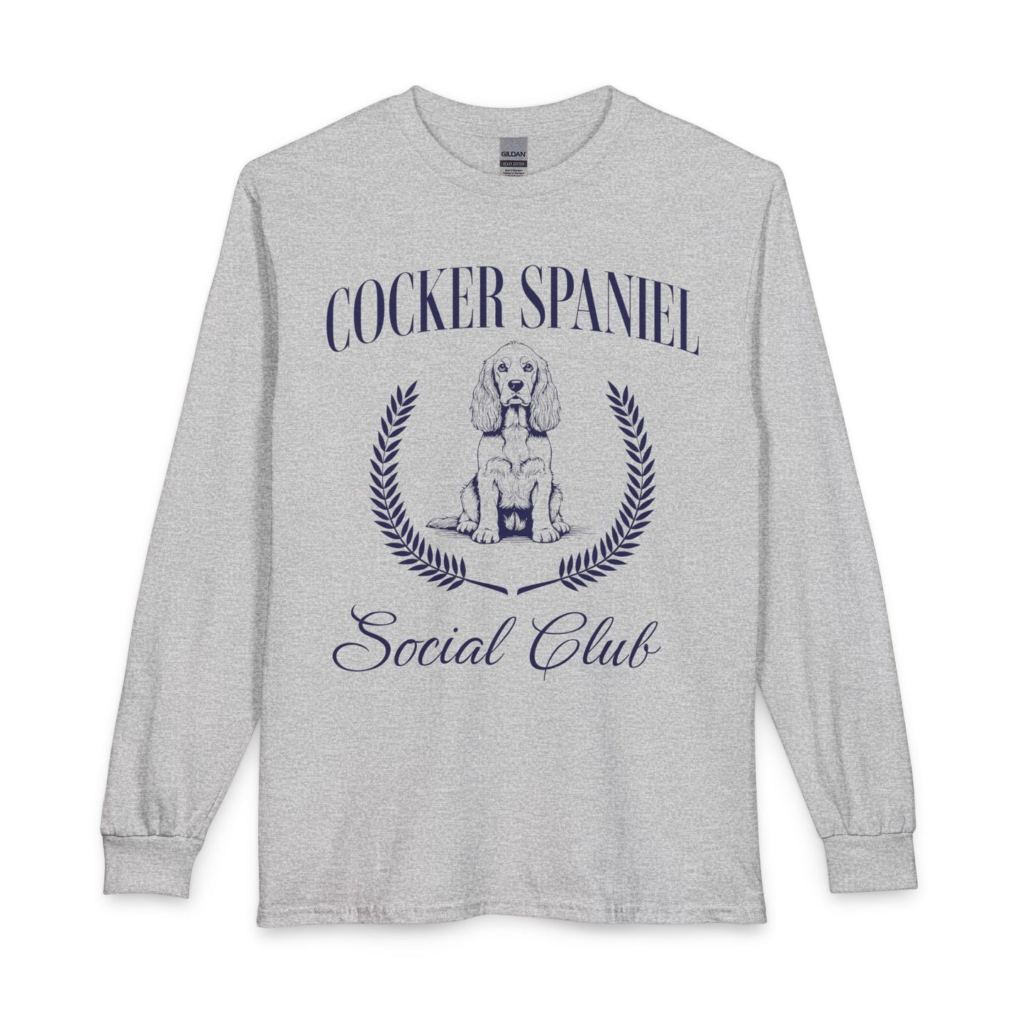 Cocker Spaniel Social Club Long Sleeve