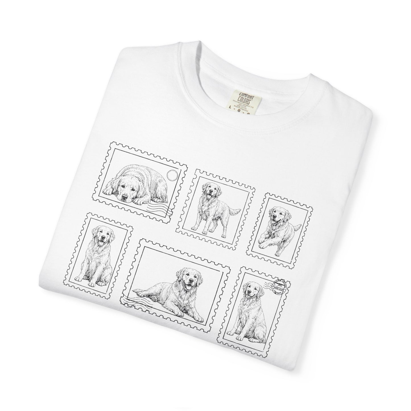 Golden Retriever Stamps Premium Tee