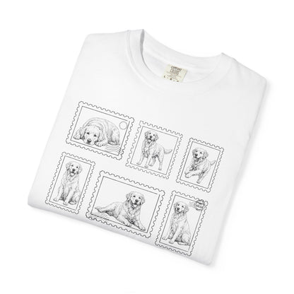 Golden Retriever Stamps Premium Tee