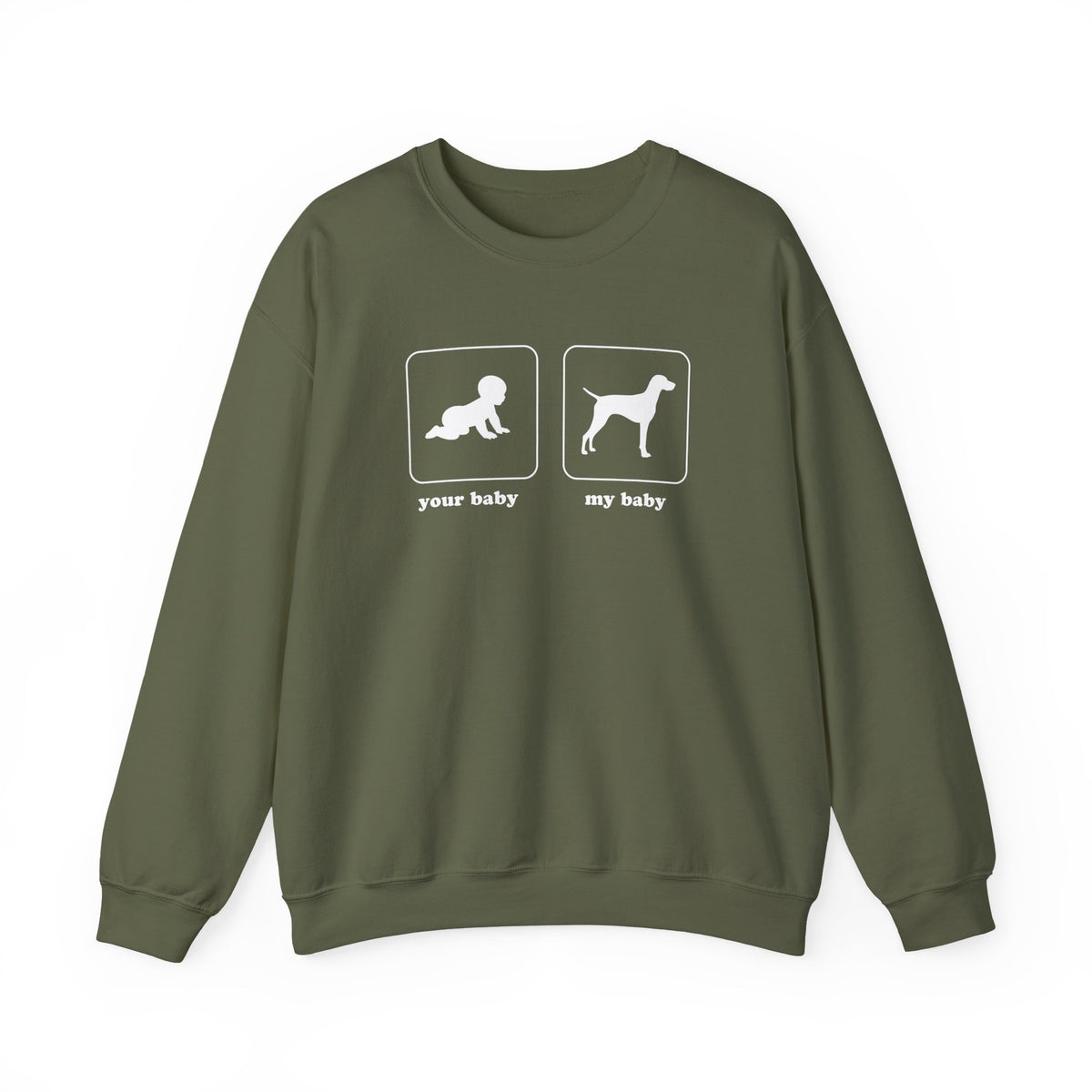 Vizsla Baby Crewneck Sweatshirt