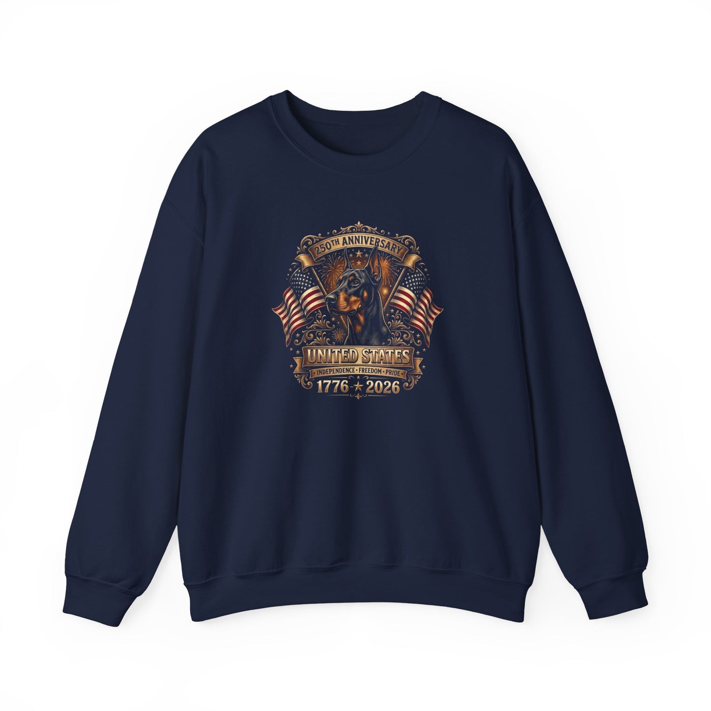 Doberman 250 USA Anniversary Crewneck Sweatshirt