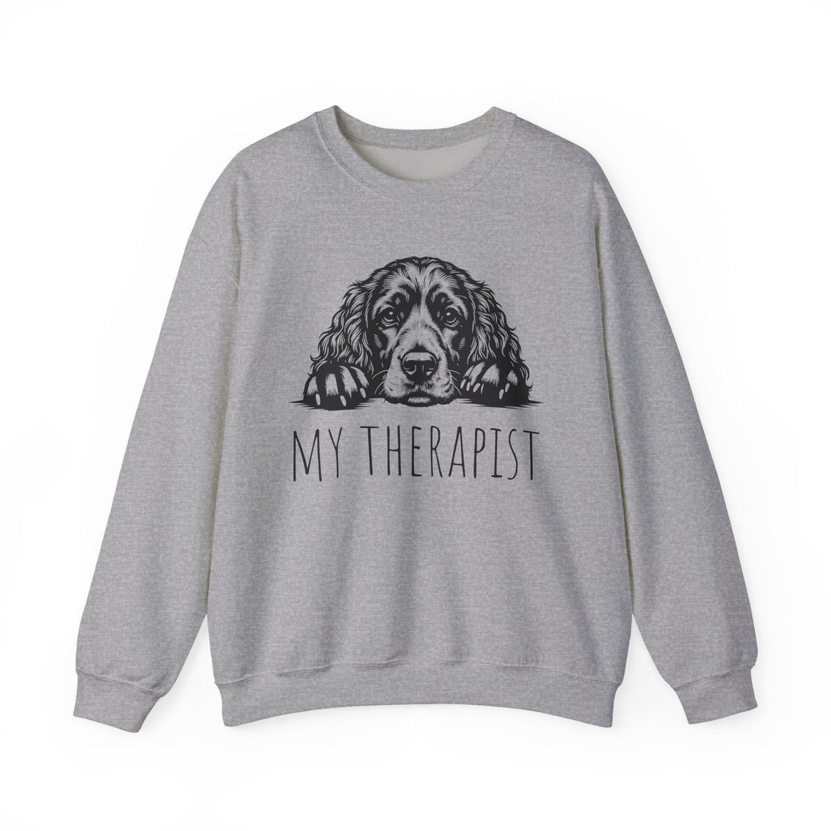 My Therapist Cocker Spaniel Crewneck Sweatshirt