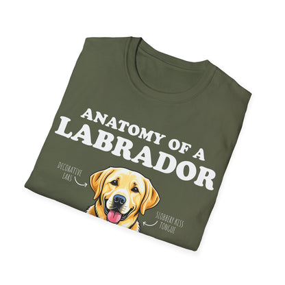 Anatomy Of A Yellow Labrador Tee