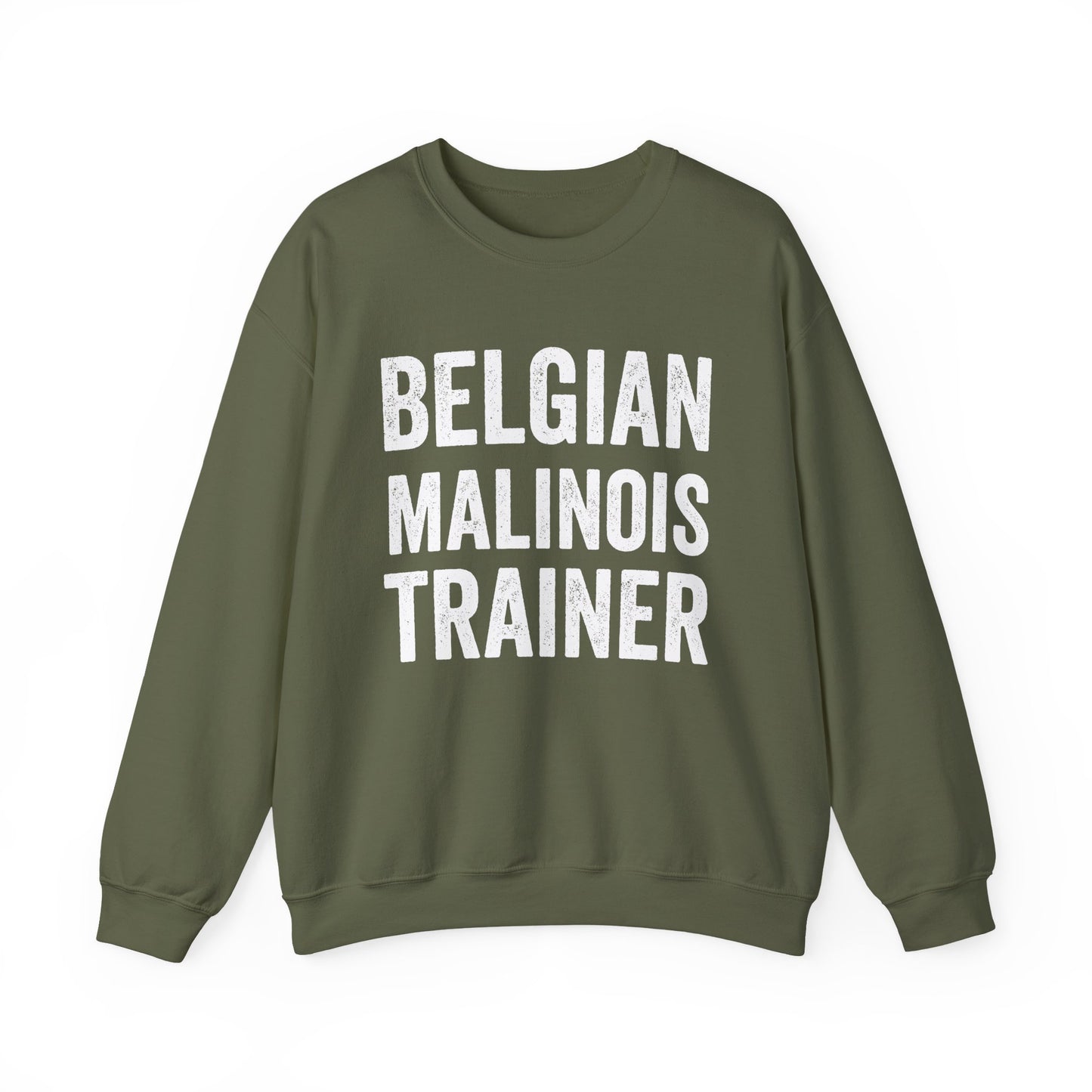Belgian Malinois Trainer Crewneck Sweatshirt