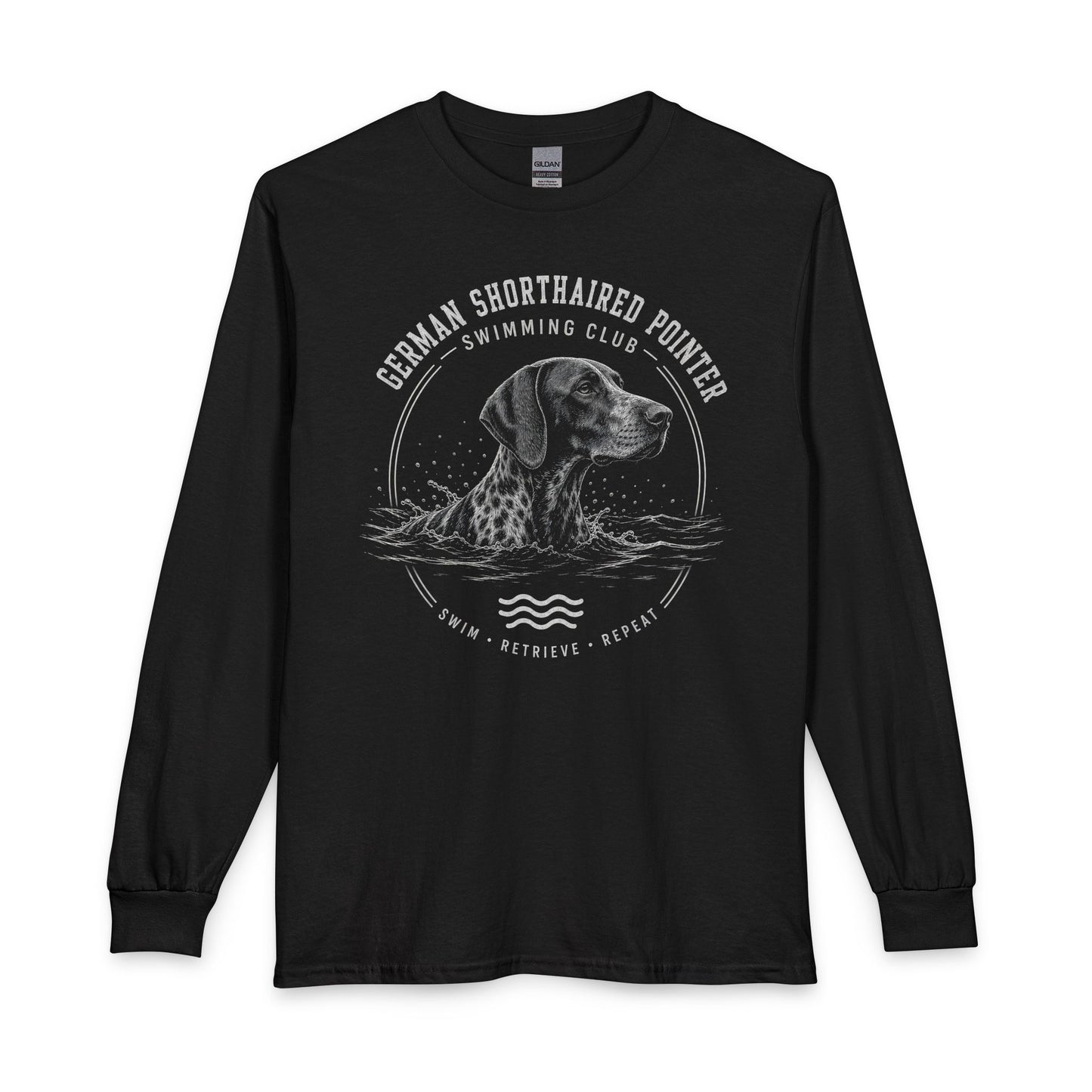 German Shorthaired Pointer Swimming Club Long Sleeve