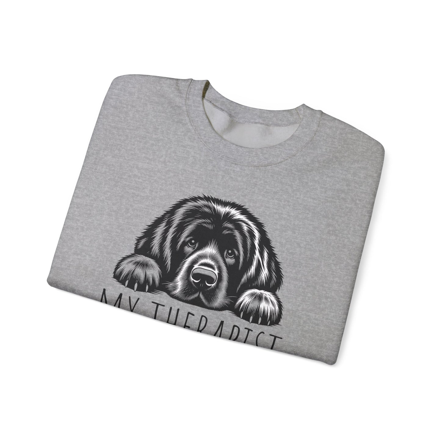 Newfoundland My Therapist Crewneck Sweatshirt