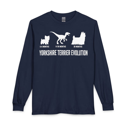 Yorkshire Terrier Evolution Long Sleeve Navy