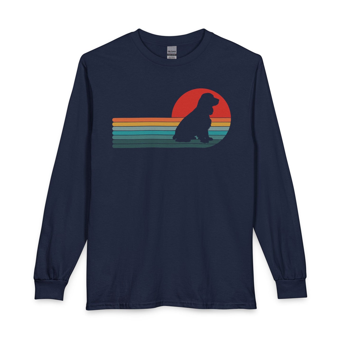 Cocker Spaniel Retro Long Sleeve