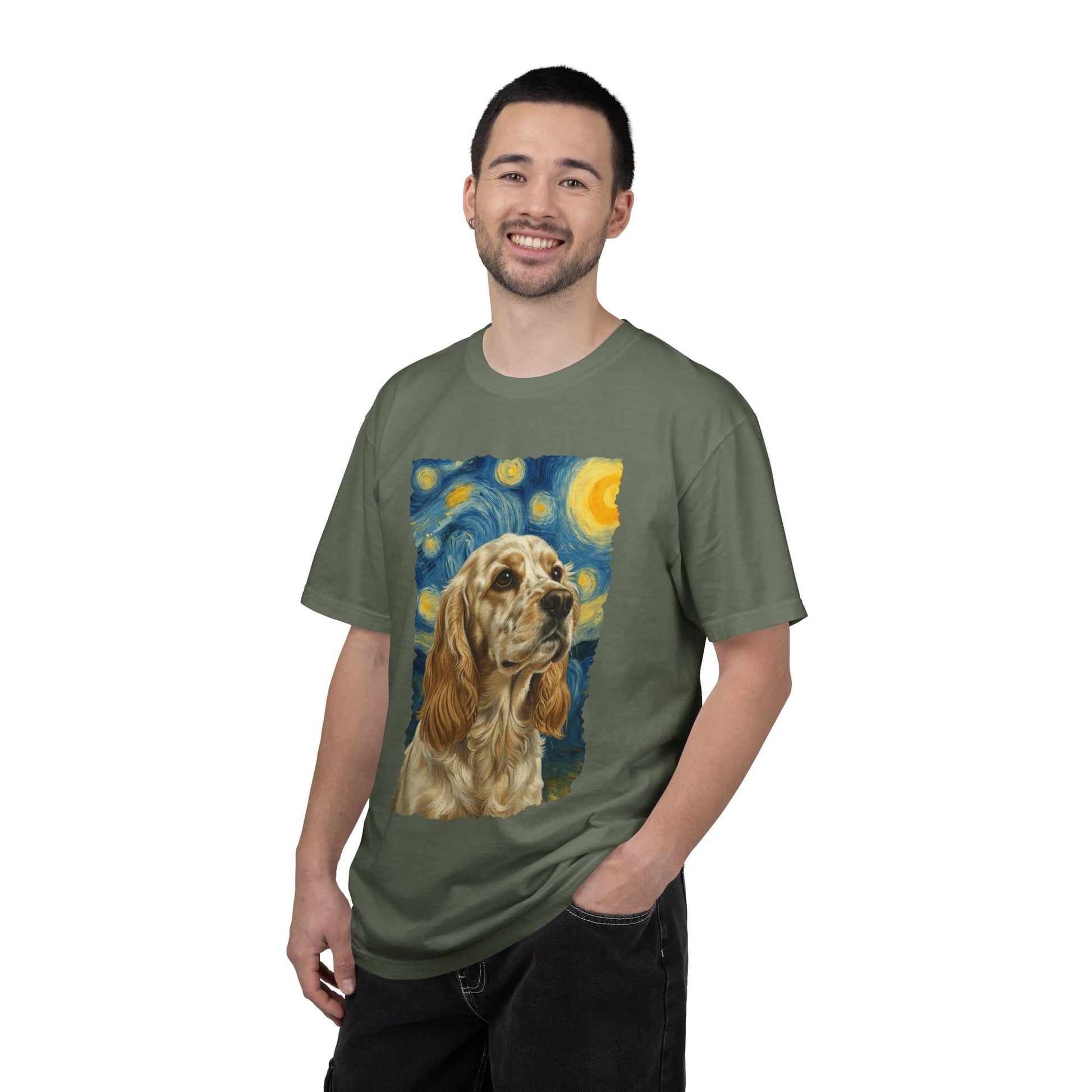 Lemon Roam Spaniel van Gogh Premium Tee