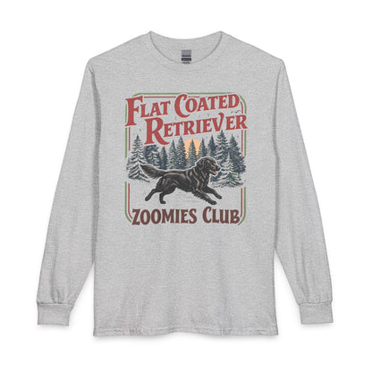 Flat Coated Retriever Zoomies Club Long Sleeve