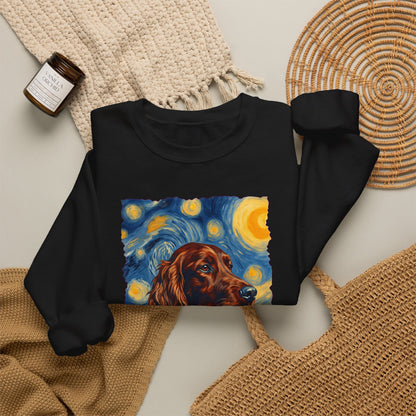 Irish Setter Van Gogh Crewneck Sweatshirt