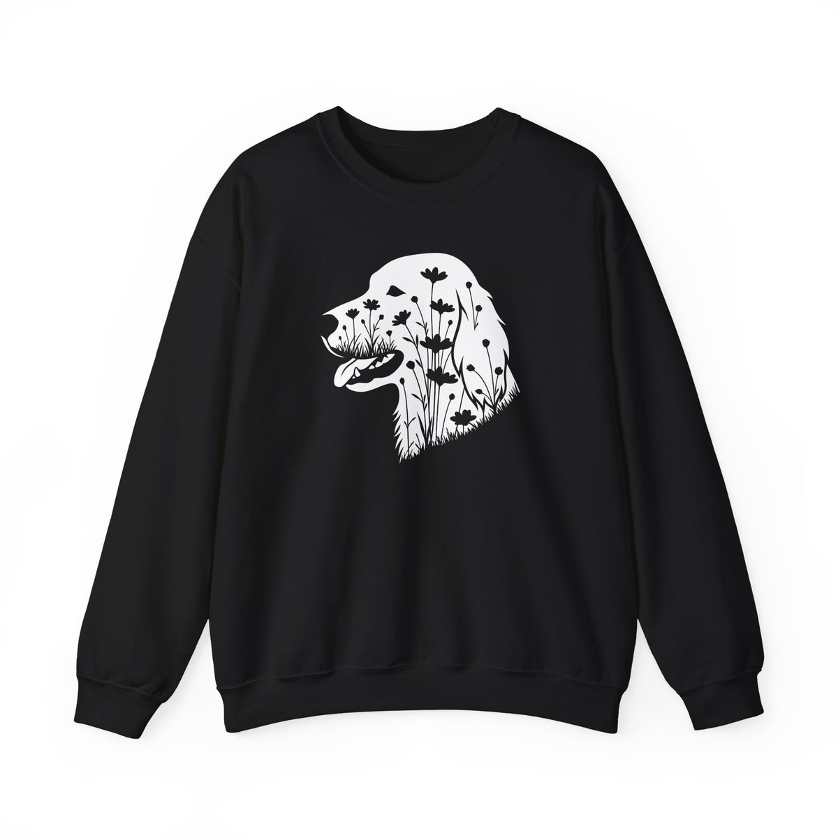 English Setter Flowers Crewneck Sweatshirt