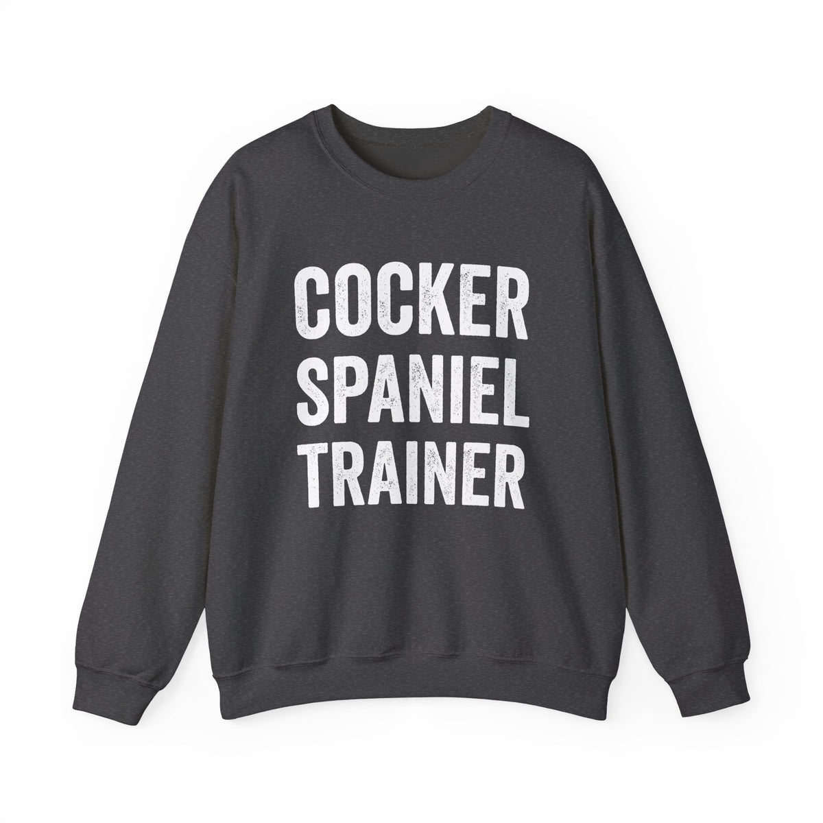 Cocker Spaniel Trainer Crewneck Sweatshirt