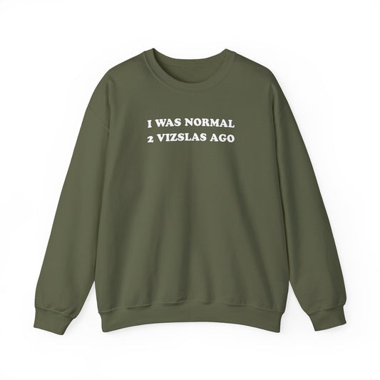 2 Vizslas Crewneck Sweatshirt