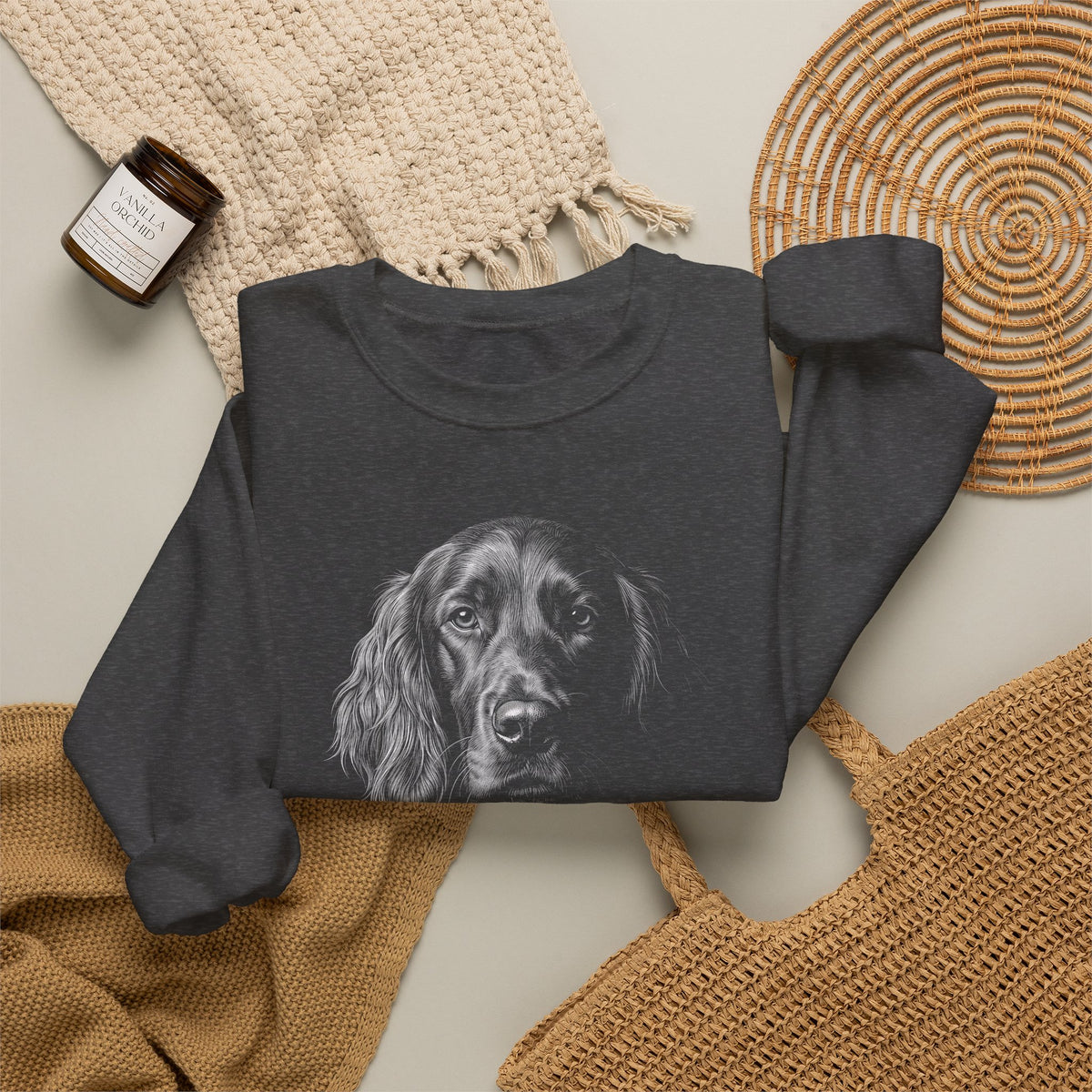Irish Setter Engraved Crewneck Sweatshirt