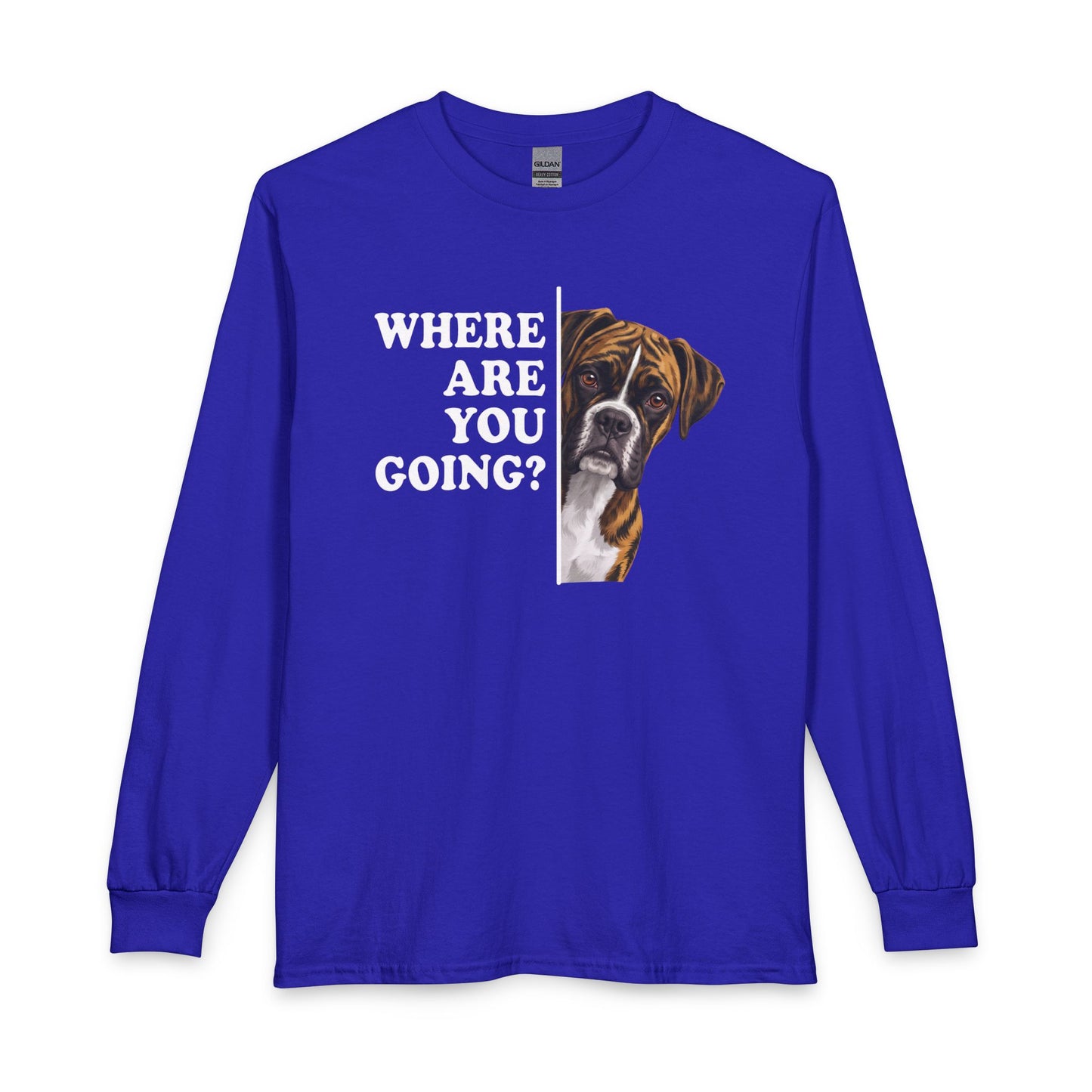Brindle Boxer Alert Long Sleeve
