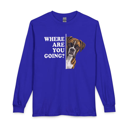 Brindle Boxer Alert Long Sleeve
