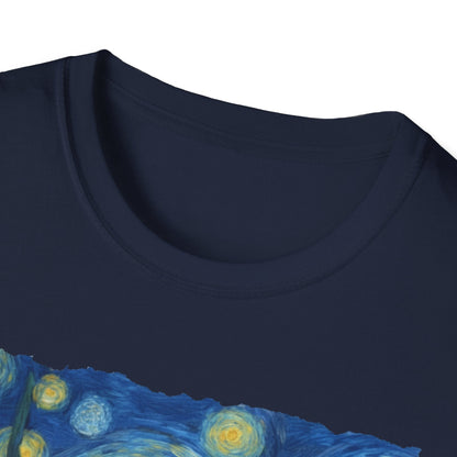 Chocolate and Silver Lab Starry Night