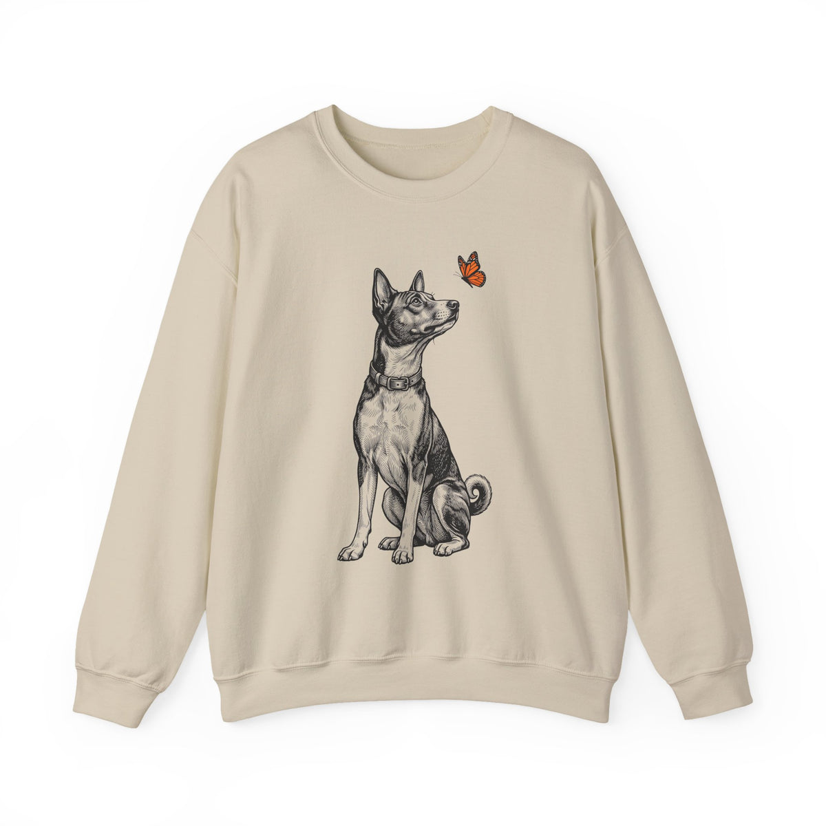 Basenji Butterfly Crewneck Sweatshirt