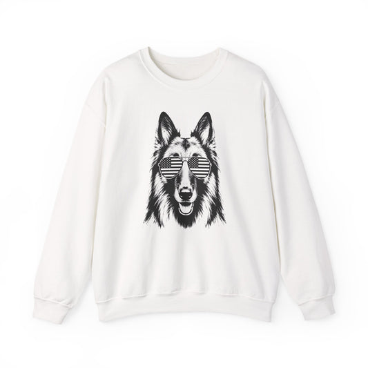 Belgian Tervuren USA Crewneck Sweatshirt