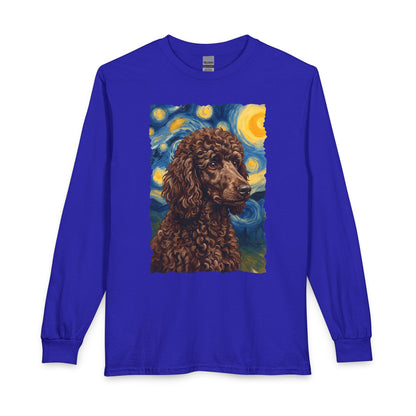Standard Poodle Van Gogh Chocolate Long Sleeve