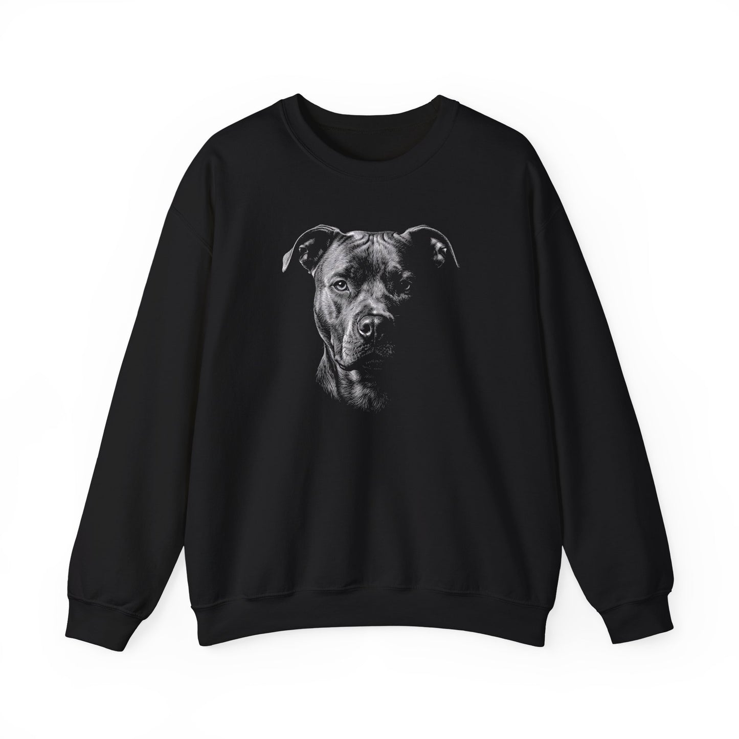 Pitbull Engraved Crewneck Sweatshirt