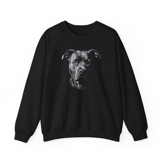 Pitbull Engraved Crewneck Sweatshirt