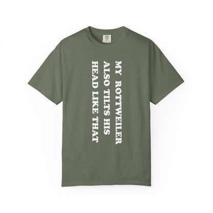 Rottweiler Tilts His Head Premium Tee