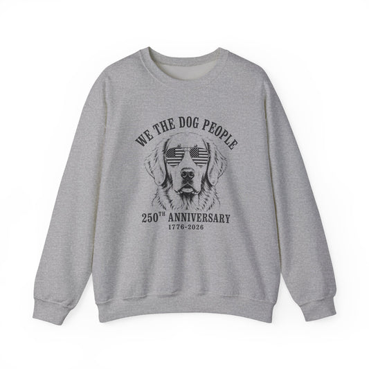 Golden Retriever 250 Years Crewneck Sweatshirt Sport Grey