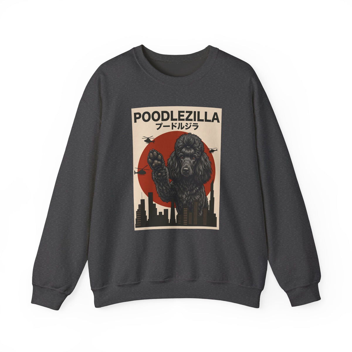 Standard Poodle Poodlezilla Crewneck Sweatshirt