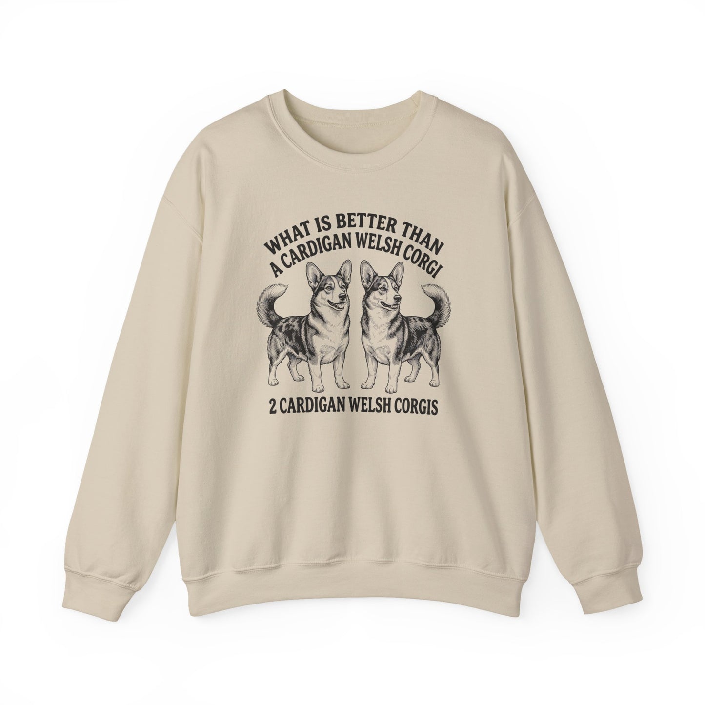 2 Cardigan Welsh Corgi Crewneck Sweatshirt