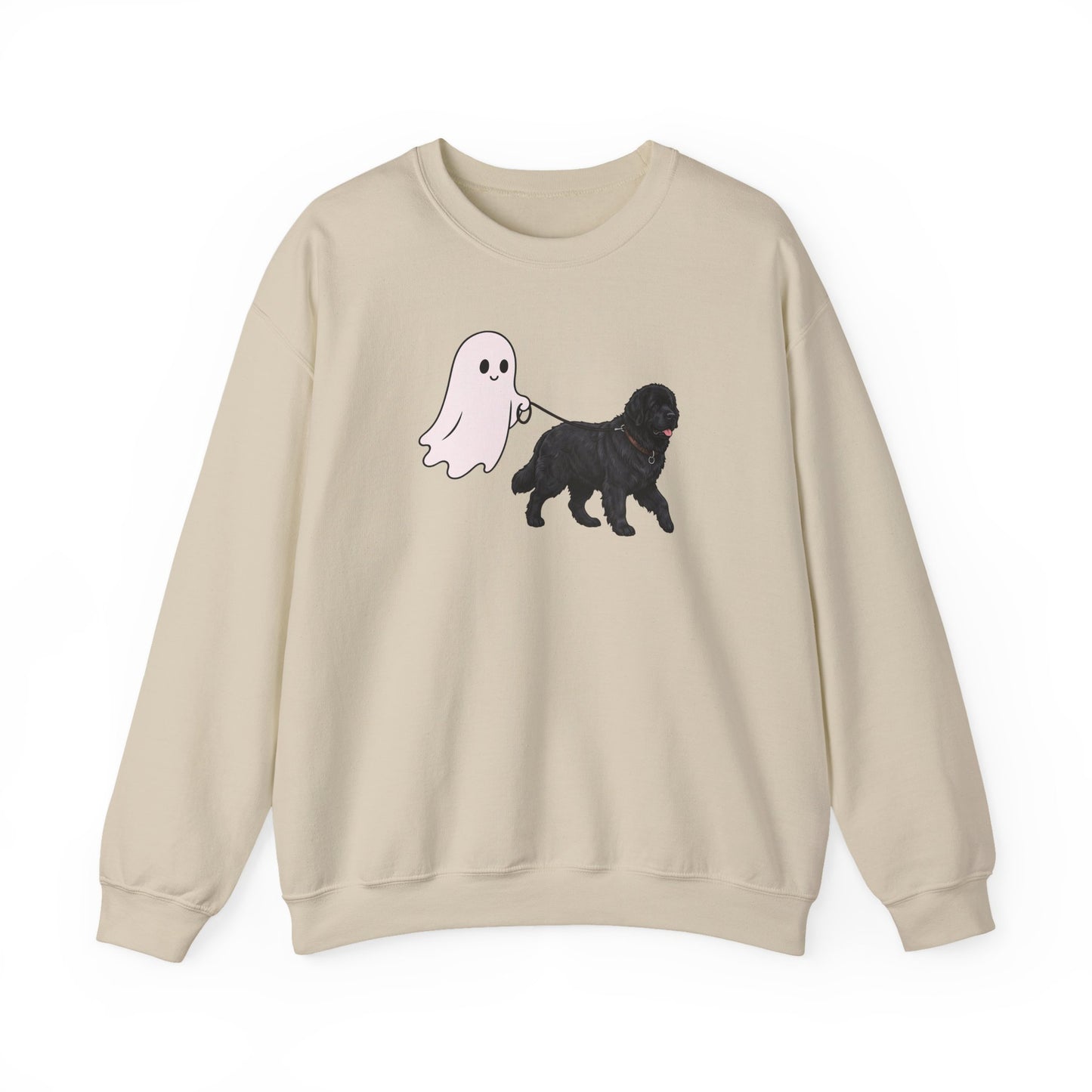 Newfoundland Ghost Halloween Crewneck Sweatshirt