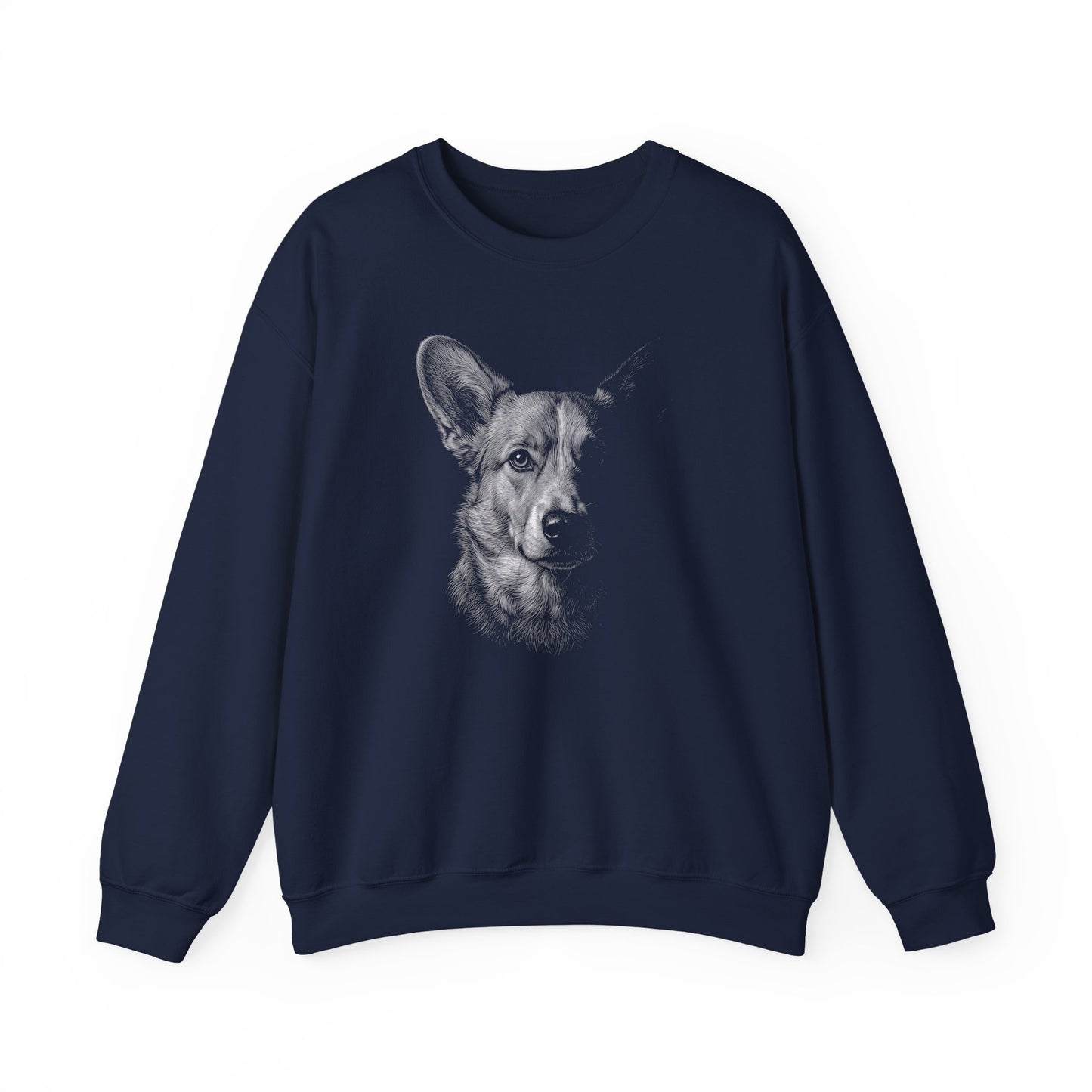 Cardigan Welsh Corgi Portrait Crewneck Sweatshirt