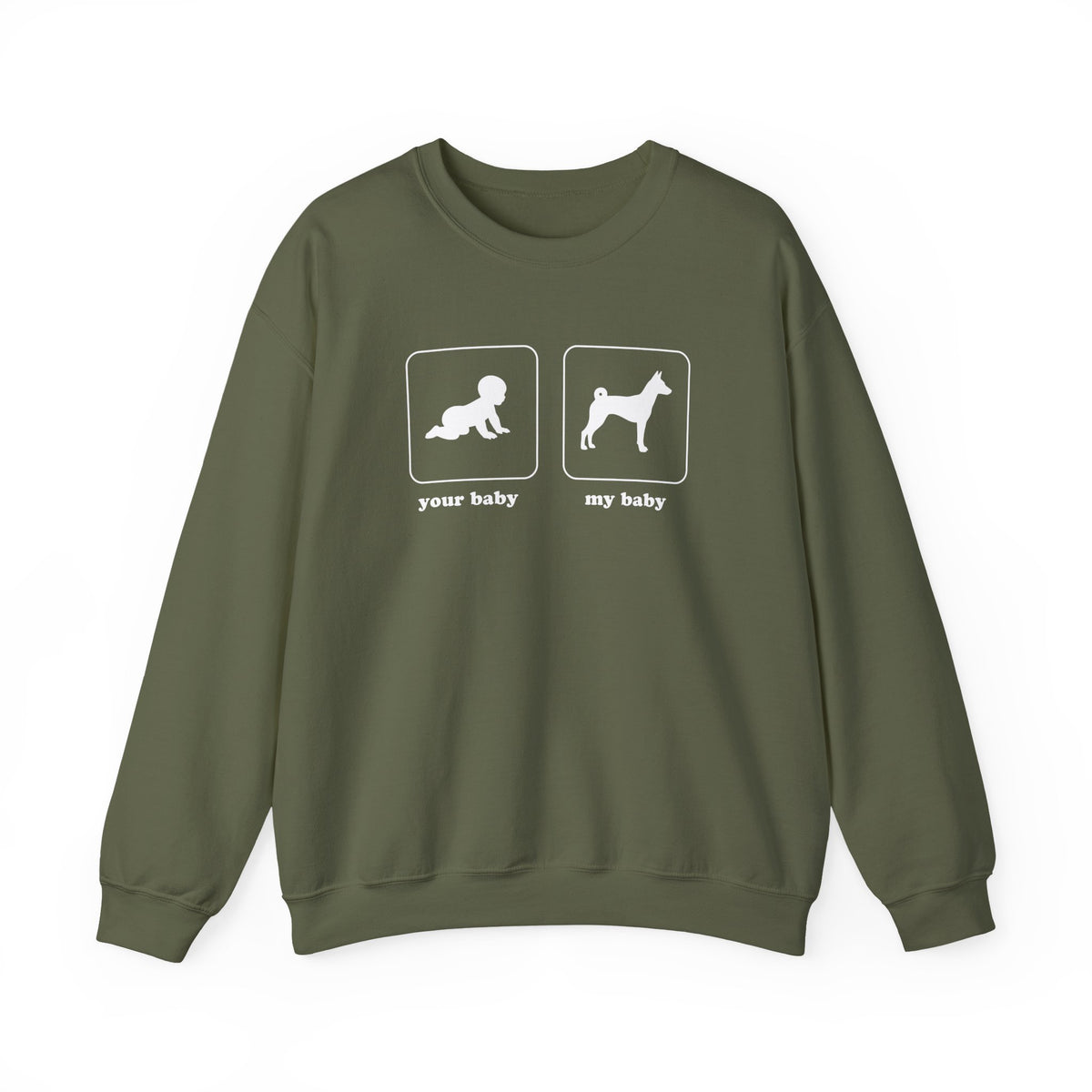 Basenji Baby Crewneck Sweatshirt